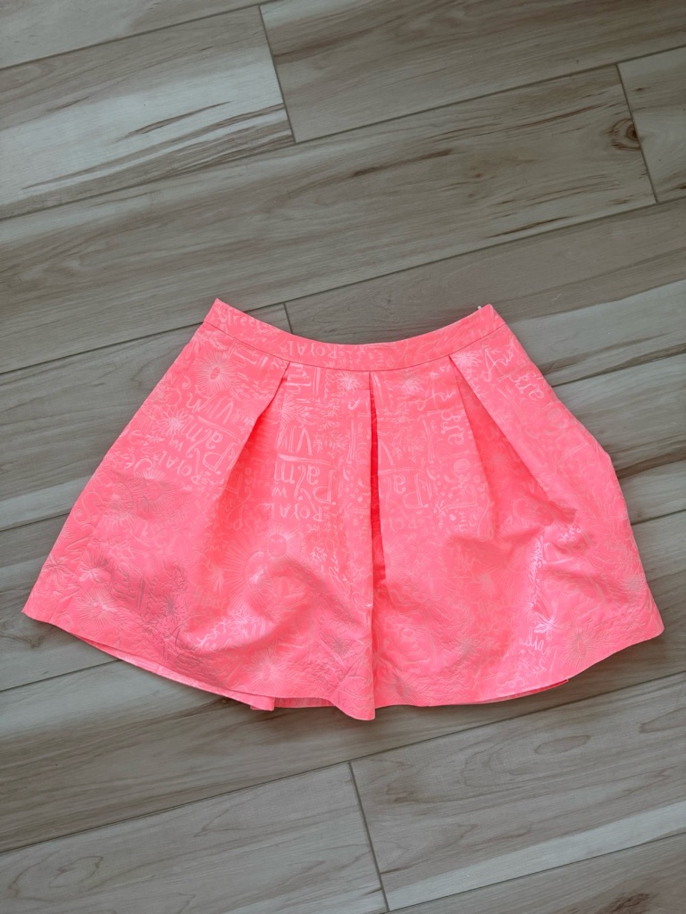 Lilly Pulitzer Pink Pleated A-Line Women’s Skirt